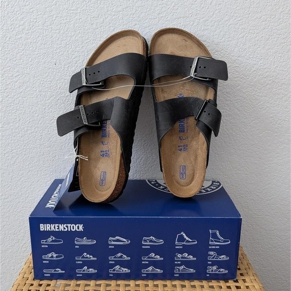 Birkenstock Shoes - New Birkenstock Arizona Sandals Black Size W10 M8 Unisex